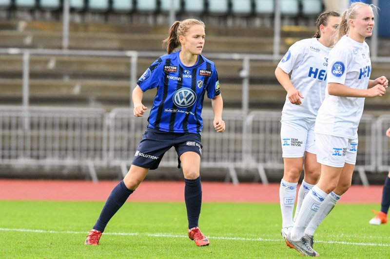 #51 Iris Omarsdottir fikk sin debut i Toppserien mot Trondheims-Ørn