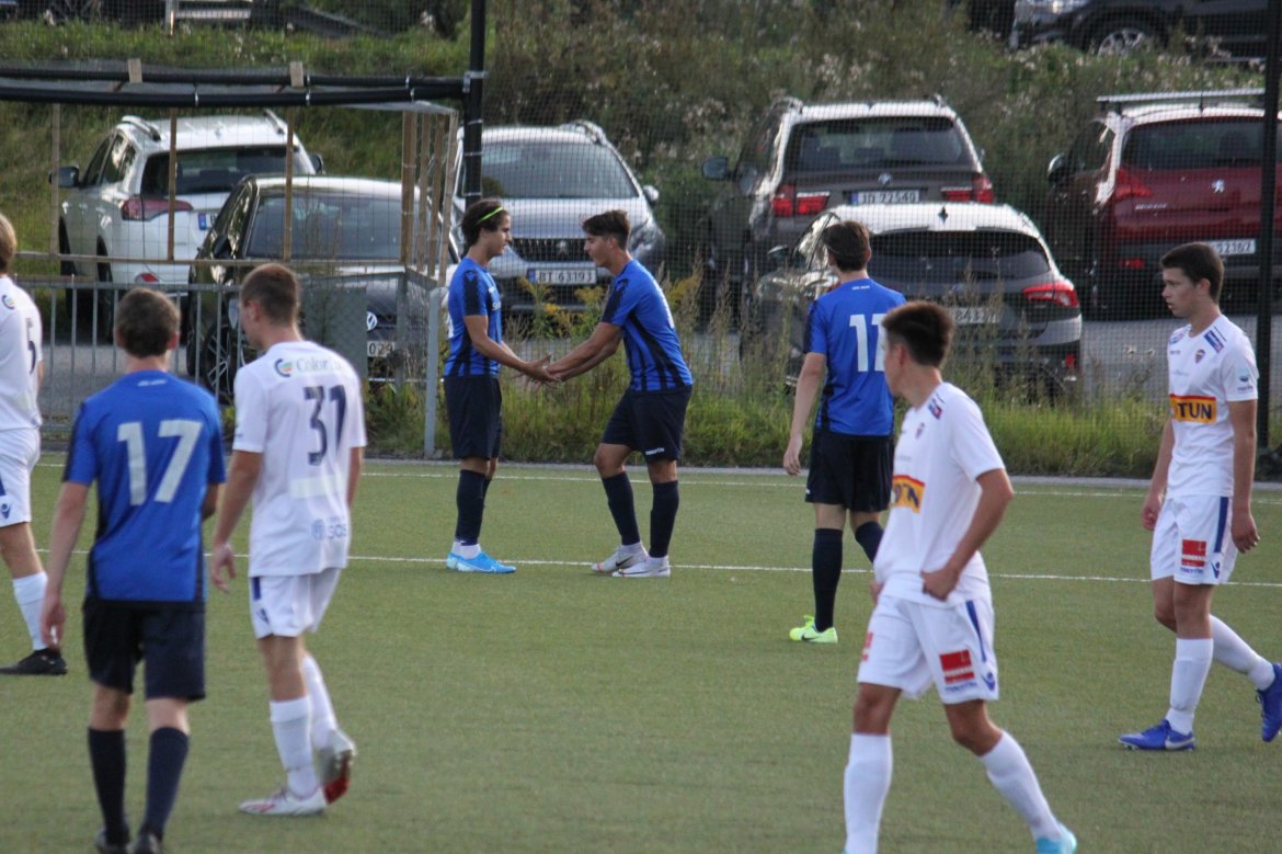 Feiring av 5-0 med brutter'n