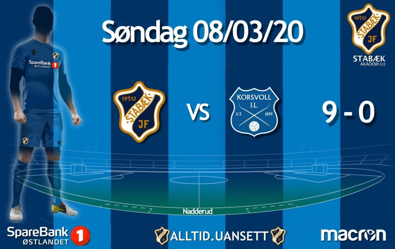 Stabæk korsvoll resultat