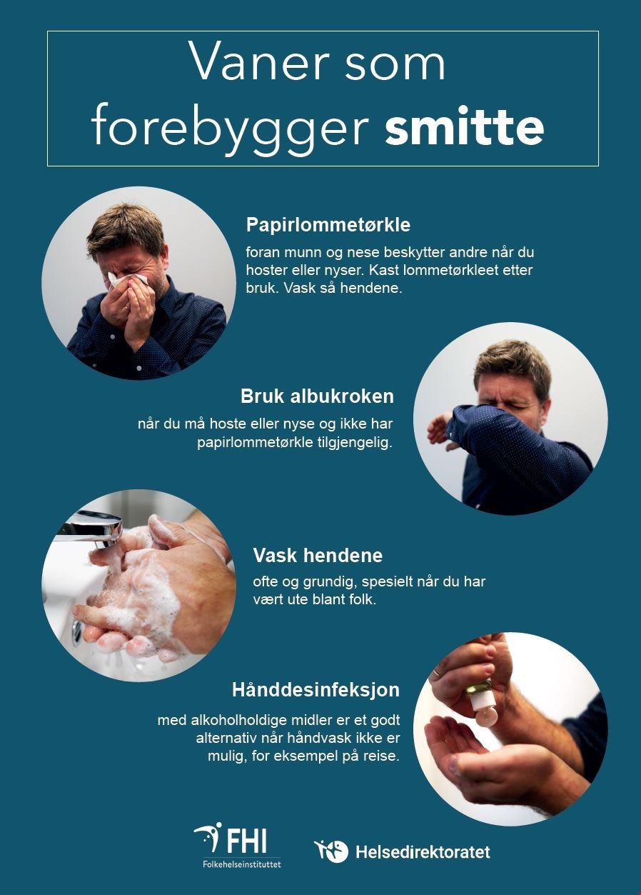 Enkle retningslinjer fra FHI
