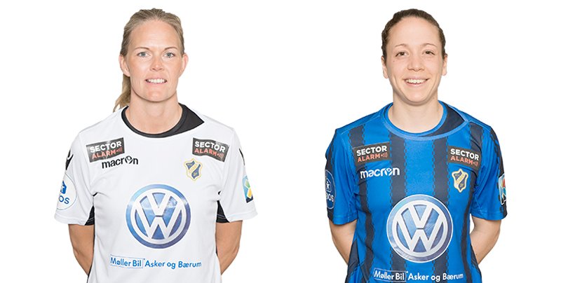 A-landslaget: Ingrid og Melissa