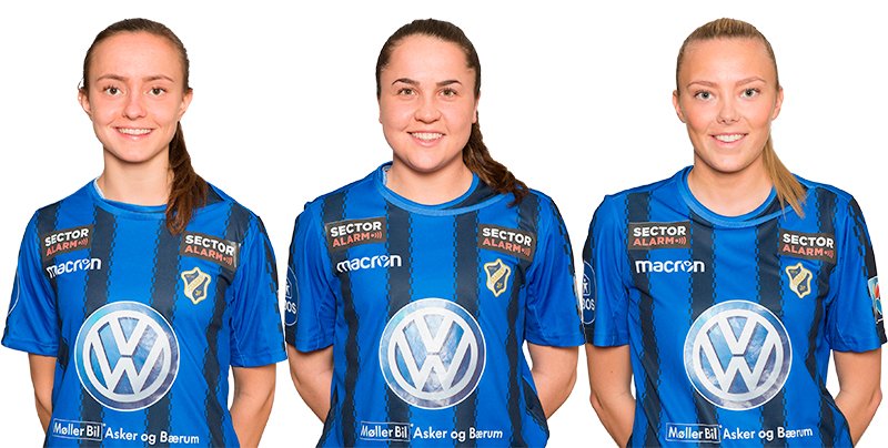 U23-landslaget: Andrea, Heidi og Synne