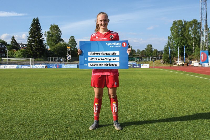 &quot;Stabæks Viktigste Spiller&quot; Sunniva Skoglund