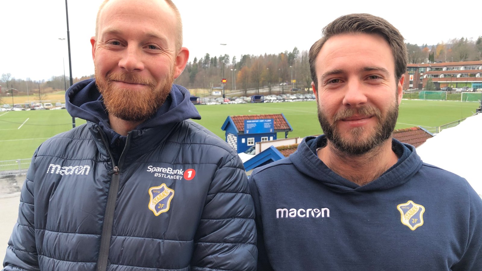 Fornøyde gutter! Spillerutvikler Kim Andre´Pedersen og resignert trener Ståle Haglo.