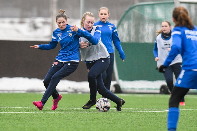 Fra trening i vinterferien