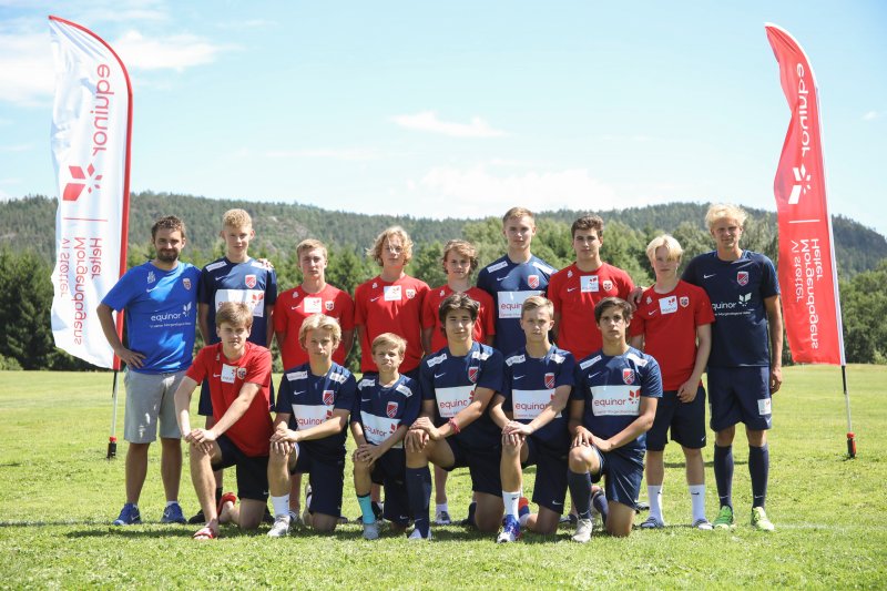 Stabæks 12 utvalgte til talentleiren i regi av landslaget. Foto: Martin Pedersen
