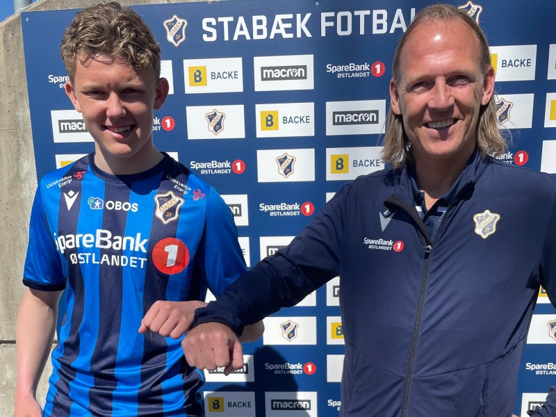 Olav Veum og sportssjef Torgeir Bjarmann