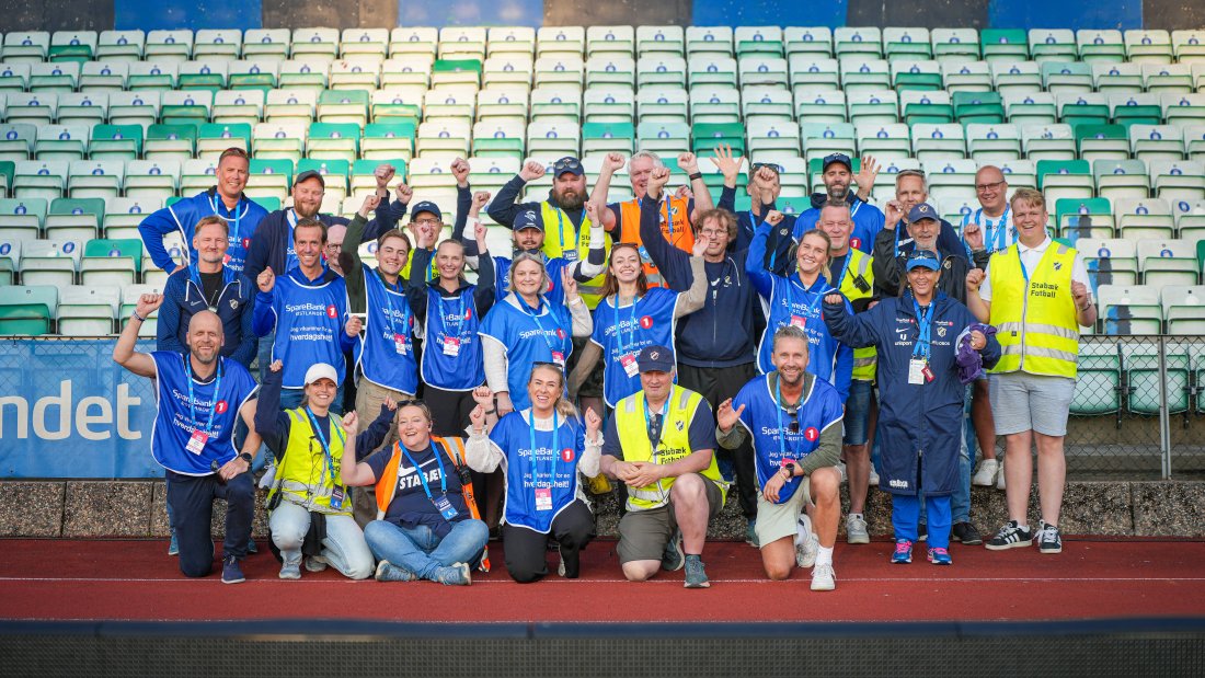 Tusen takk til alle frivillige fra SpareBank 1 Østlandet og Stabæk Fotball